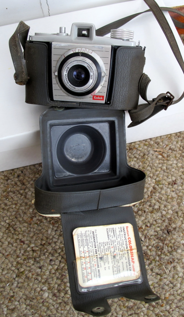 Eine Kamera ist über einem Ort positioniert.