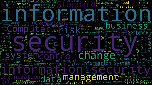 Eine kreisförmige Wortwolke mit 'Information Security' in verschiedenen Sprachen, am größten in der Mitte und kleinere Wörter strahlen nach außen, in verschiedenen Blautönen.