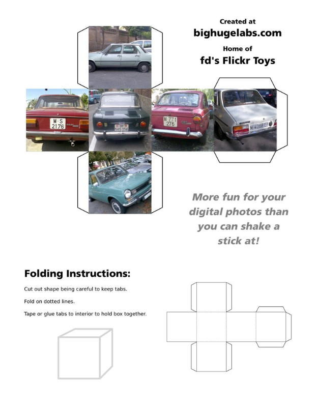 Ein Präsentationsfolie, die Fahrzeuge auf einer Straße mit darauf geschriebenem Text zeigt.