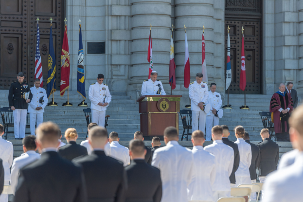 Polizeipräsident Markus Roehrl begrüßt 103 neue Polizisten im Bergischen Land