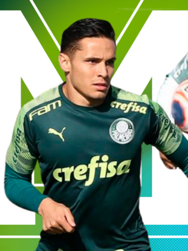 Ein Mann in einem grün-weißen Trikot mit der Nummer 19 auf dem Rücken läuft mit einem Fußball, sieht konzentriert und entschlossen aus, mit dem Text "Match Attax Champions League 2019/20" unten auf dem Bild.