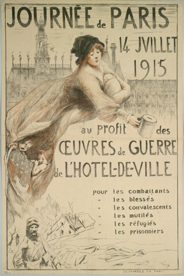 Ein Plakat, das eine Frau zeigt, die ein Baby hält, mit einem menschlichen Gesicht in der Mitte und Text, der Informationen darüber bereitstellt.