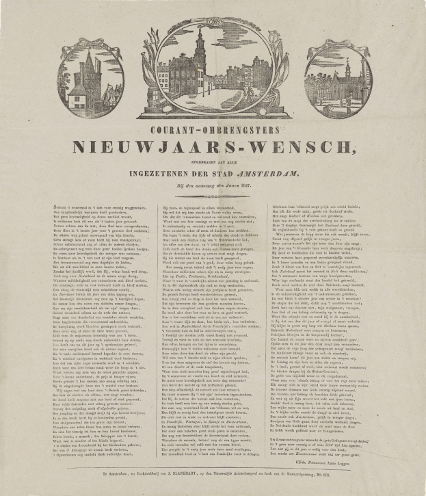 Eine schwarz-weiße Zeitung mit einem Stadtfoto, Text und Bildern, die eine historische Perspektive auf die Stadt bietet.